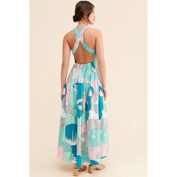 S/W/F Cross Back Maxi Dress $399 - Picture 3 of 10